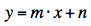 allgemeine Geradengleichung - lineare Funktion y = mx + n