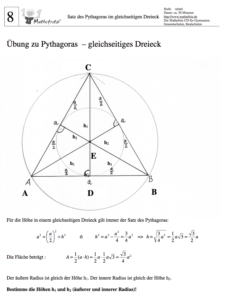 Fläche gleichschenkliges dreieck | Dreieck