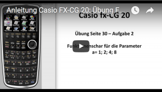 Casio FX-CG 20: Funktionenschar anlegen