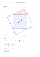 Satzgruppe Pythagoras Höhensatz Kathetensatz